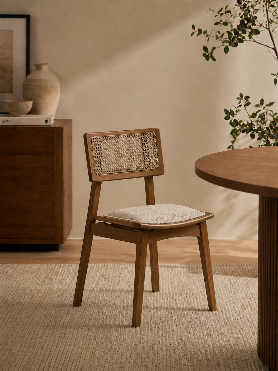 Solace Hasırlı Sandalye
