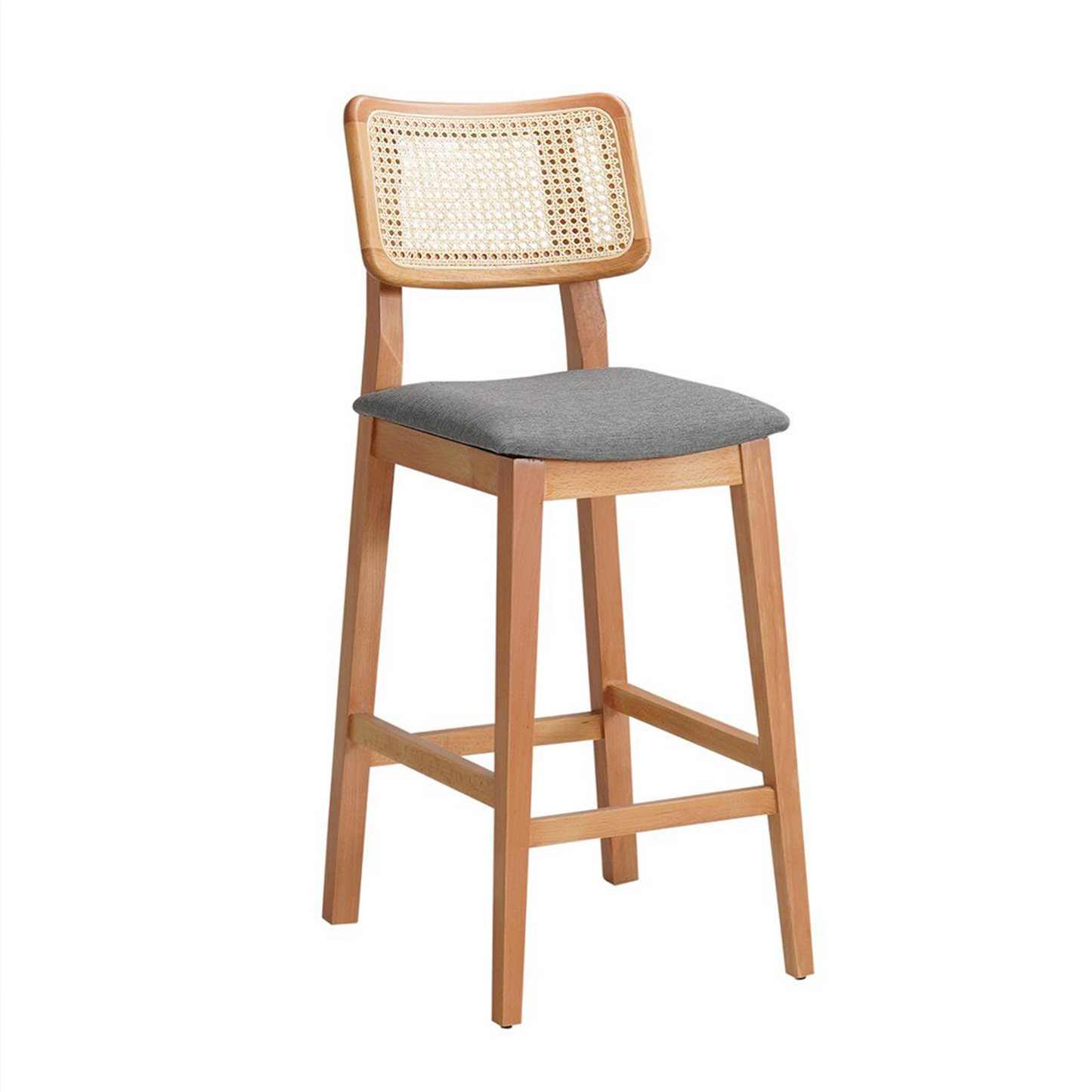 Zion Hasırlı Bar Sandalyesi